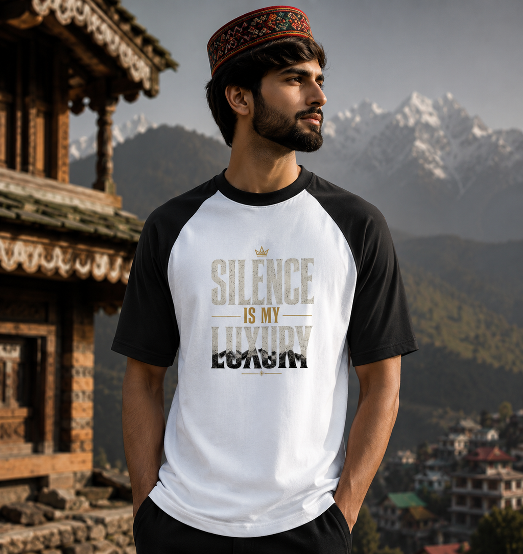 Oversized Raglan ( Silence is my Luxury)