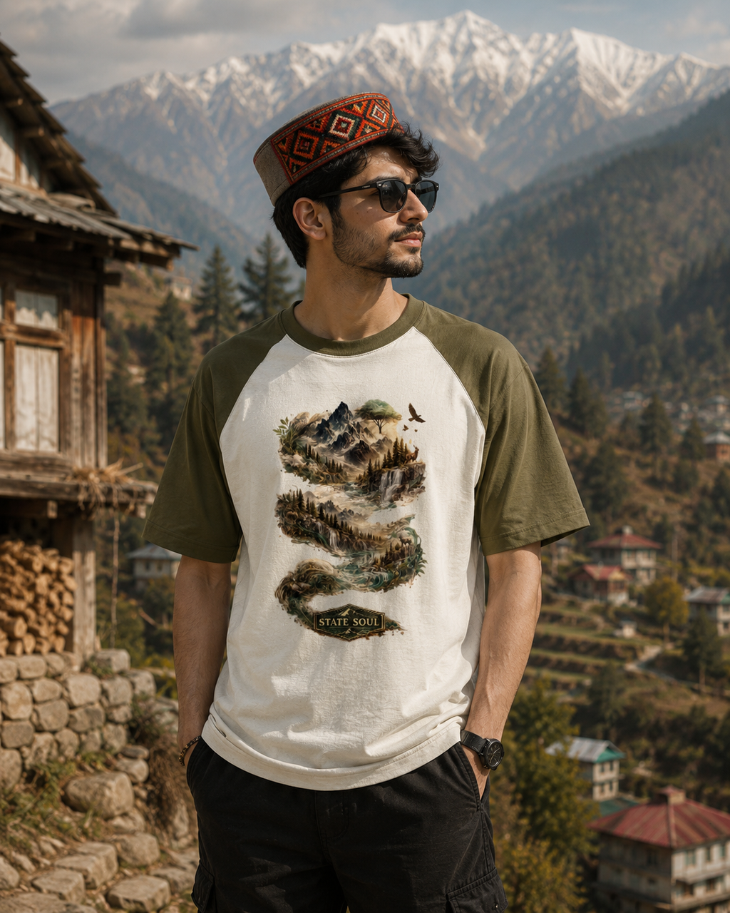 Summit Drift Raglan Oversized